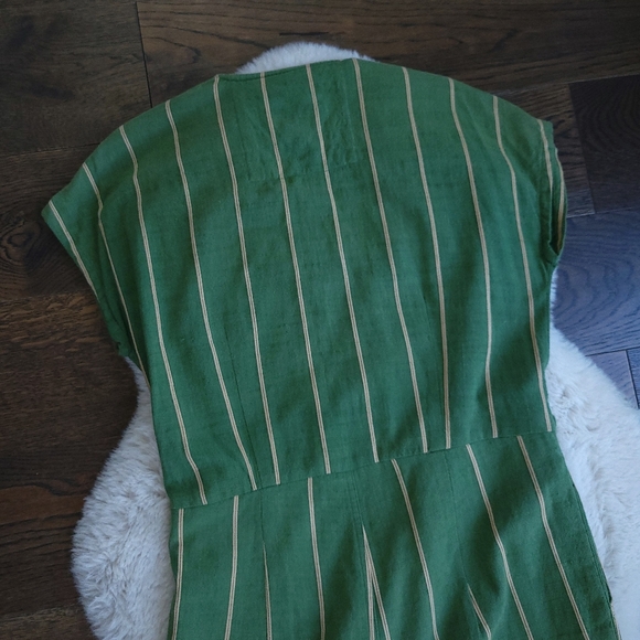 Ace&Jig Green Striped Wrap Indian Jumper Jumpsuit - Picture 8 of 11